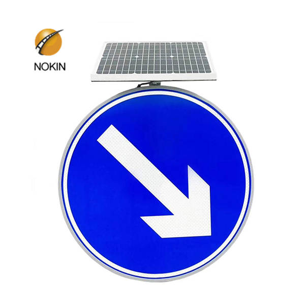 Waterprood Solar Power Crosswalk Sign Cost-Nokin Solar Traffic Sign